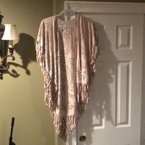 Suede Kimono/Cardigan
